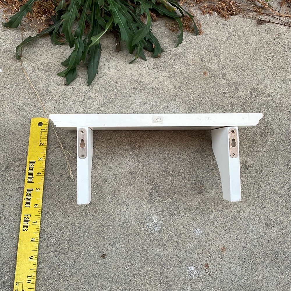 Wooden Shelf with Two Tail Design, Two Nail Mount - Picture 5 of 5
